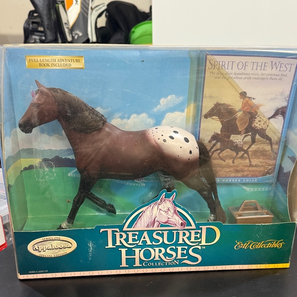 Appaloosa model horse from the "Treasured Horses Collection" by Ertl.